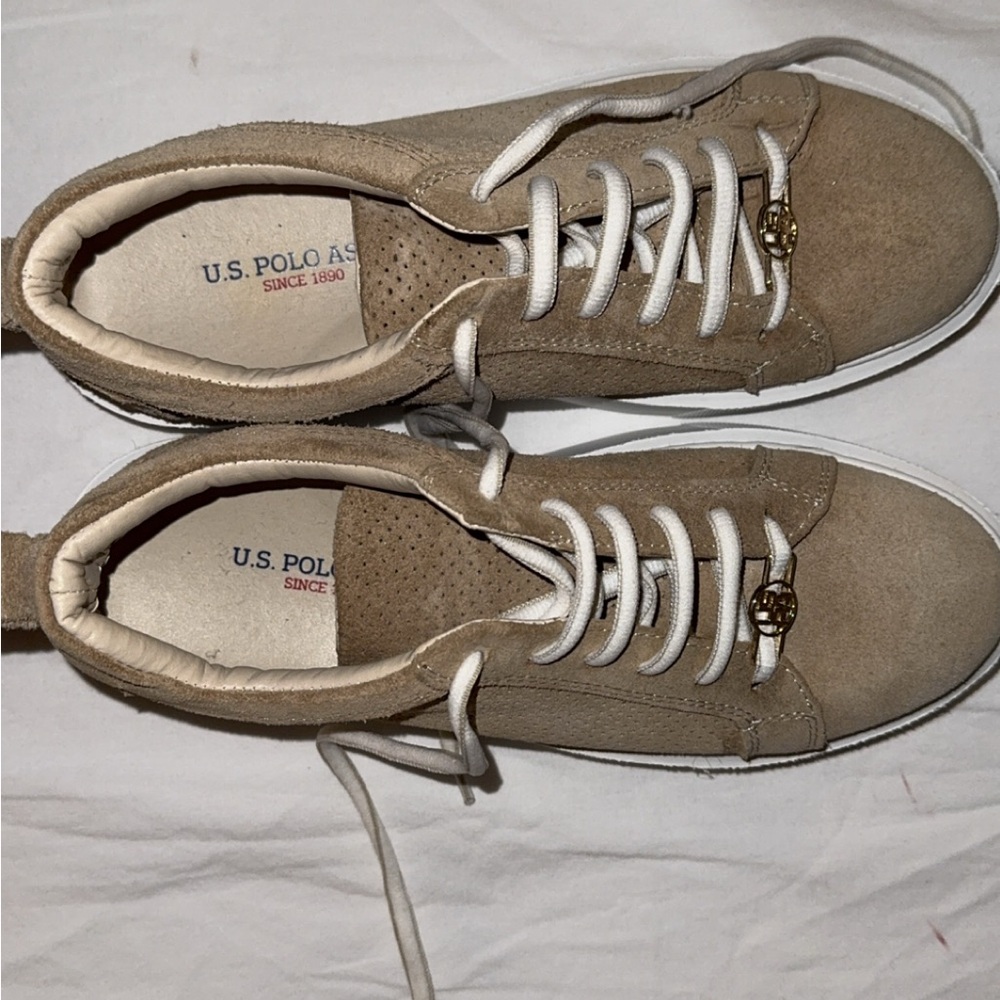 U.S. Polo Assn. Tan Sneakers